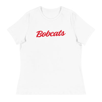 Performance | Women's Relaxed T Shirt | Hemingford Bobcats | Script Logo