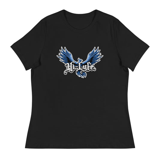 Performance | Women's Relaxed T Shirt | Hi - Lyfe Basketball | Wings Logo