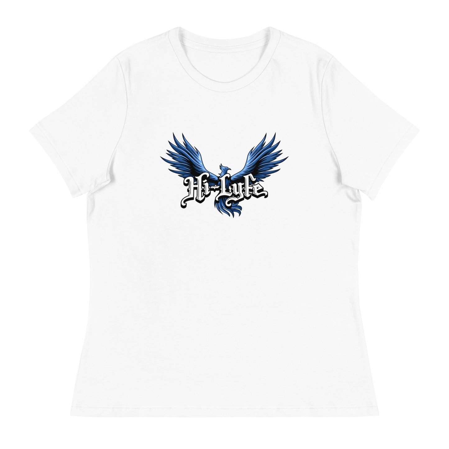 Performance | Women's Relaxed T Shirt | Hi - Lyfe Basketball | Wings Logo