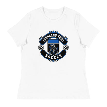 Performance | Women's Relaxed T Shirt | Highland Soccer | Emblem Logo