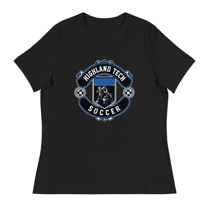 Performance | Women's Relaxed T Shirt | Highland Soccer | Emblem Logo