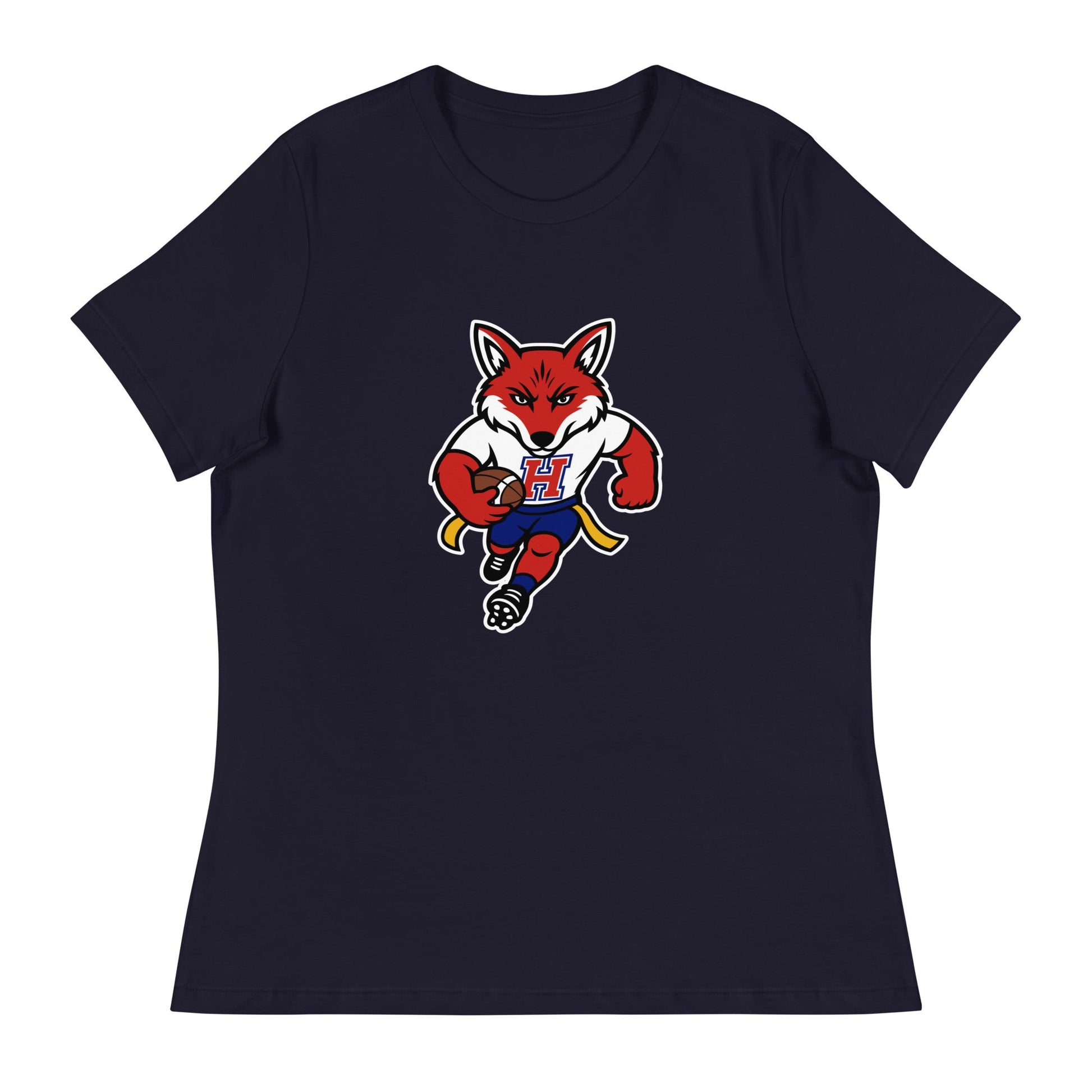 Performance | Women's Relaxed T Shirt | Hornell Flag Football | Mascot Logo