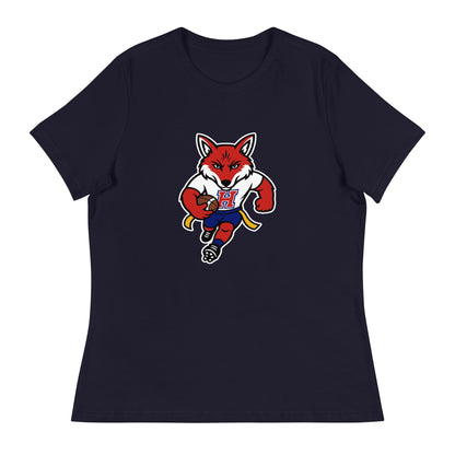 Performance | Women's Relaxed T Shirt | Hornell Flag Football | Mascot Logo