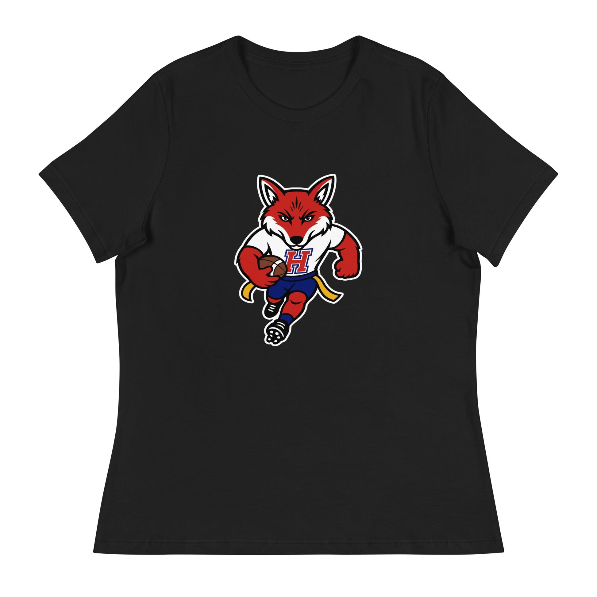 Performance | Women's Relaxed T Shirt | Hornell Flag Football | Mascot Logo