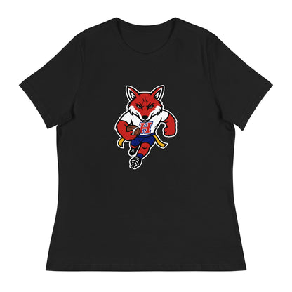 Performance | Women's Relaxed T Shirt | Hornell Flag Football | Mascot Logo