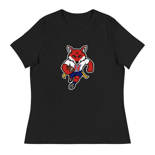 Performance | Women's Relaxed T Shirt | Hornell Flag Football | Mascot Logo