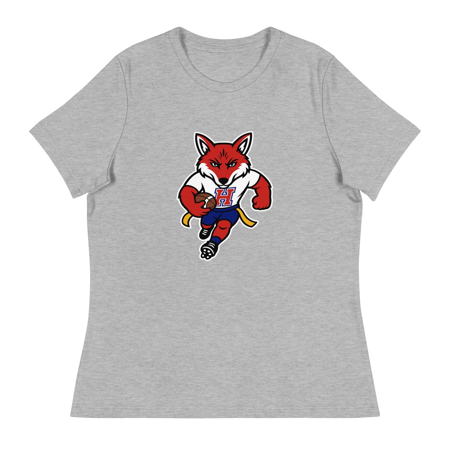 Performance | Women's Relaxed T Shirt | Hornell Flag Football | Mascot Logo