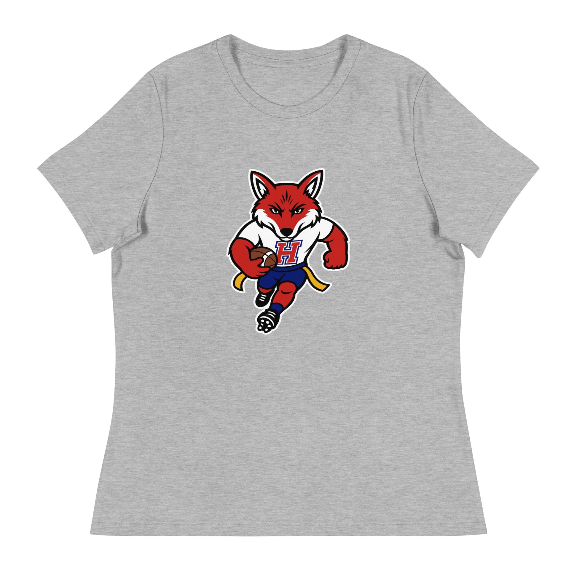 Performance | Women's Relaxed T Shirt | Hornell Flag Football | Mascot Logo