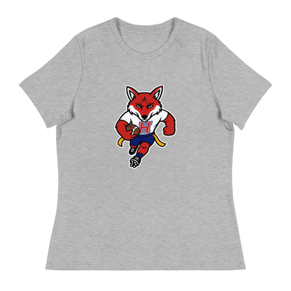 Performance | Women's Relaxed T Shirt | Hornell Flag Football | Mascot Logo