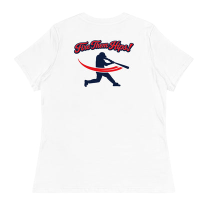 Performance | Women's Relaxed T Shirt | Horsham Travel Baseball | Home - Run Crest Logo