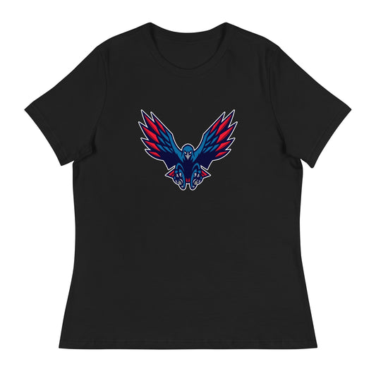 Performance | Women's Relaxed T Shirt | HSE | Vortex Raptor Mascot Logo