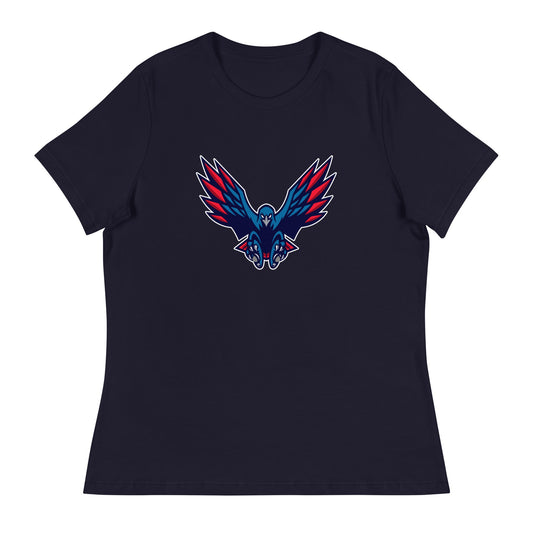 Performance | Women's Relaxed T Shirt | HSE | Vortex Raptor Mascot Logo