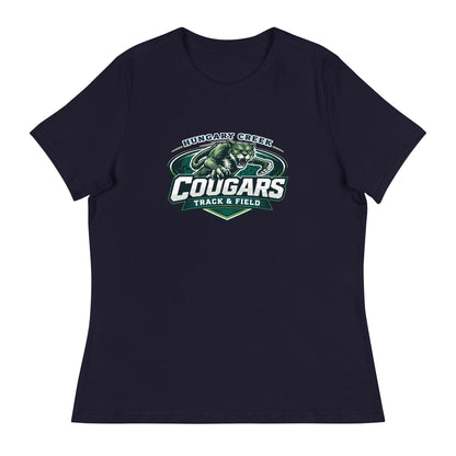 Performance | Women's Relaxed T Shirt | Hungary Creek Cougar | Shield Logo