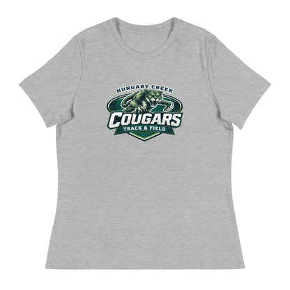 Performance | Women's Relaxed T Shirt | Hungary Creek Cougar | Shield Logo