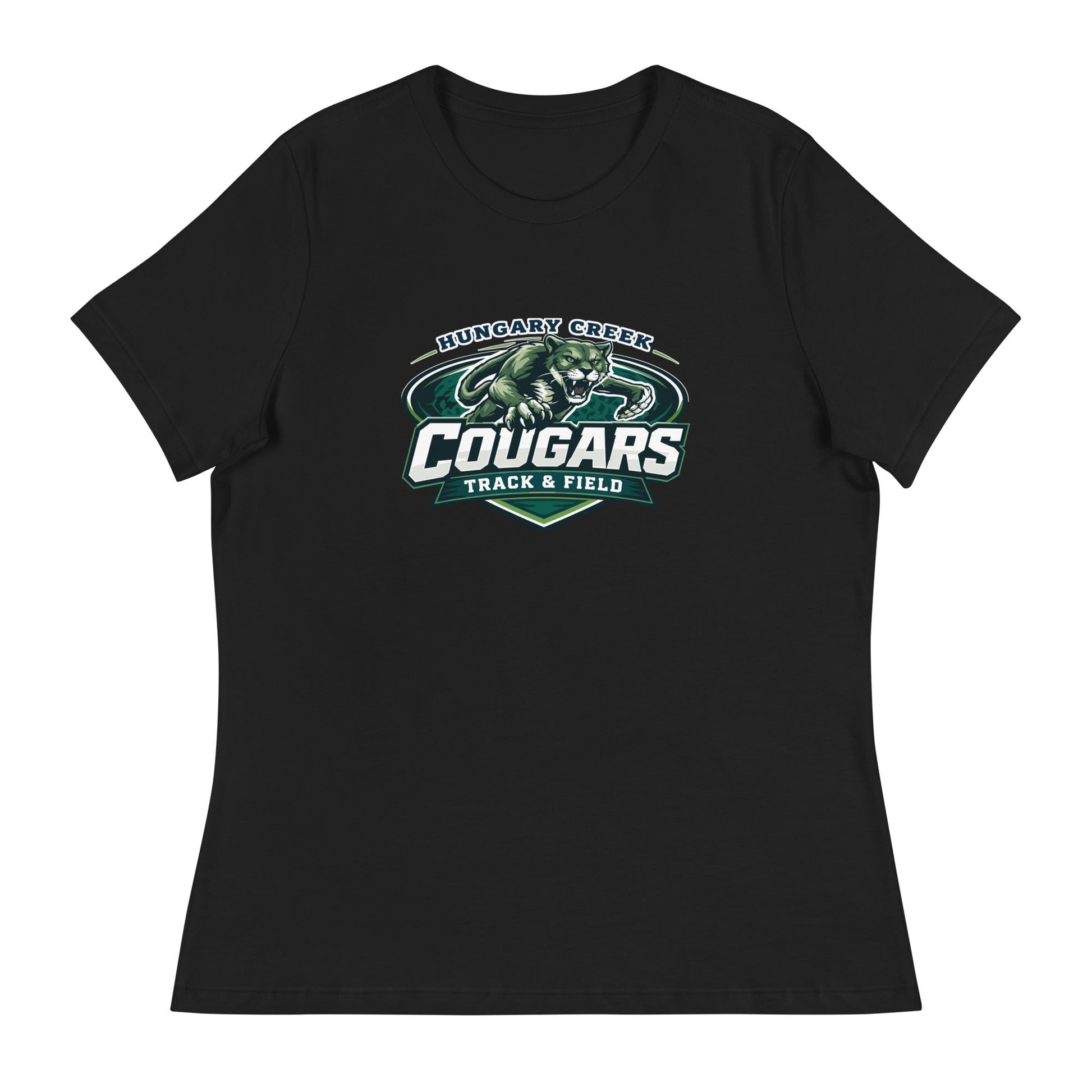 Performance | Women's Relaxed T Shirt | Hungary Creek Cougar | Shield Logo