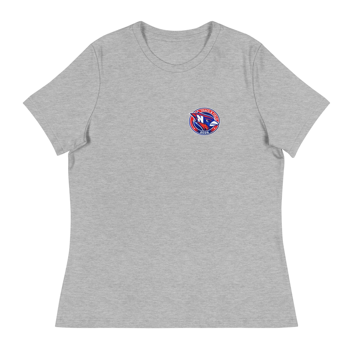 Performance | Women's Relaxed T Shirt | Hunter | Track & Field Badge Logo