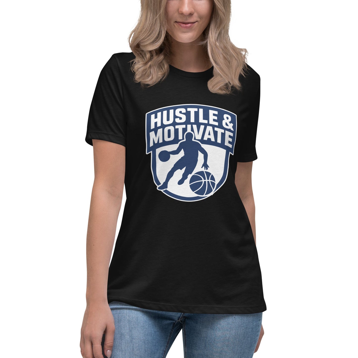 Performance | Women's Relaxed T Shirt | Hustle and Motivate Basketball