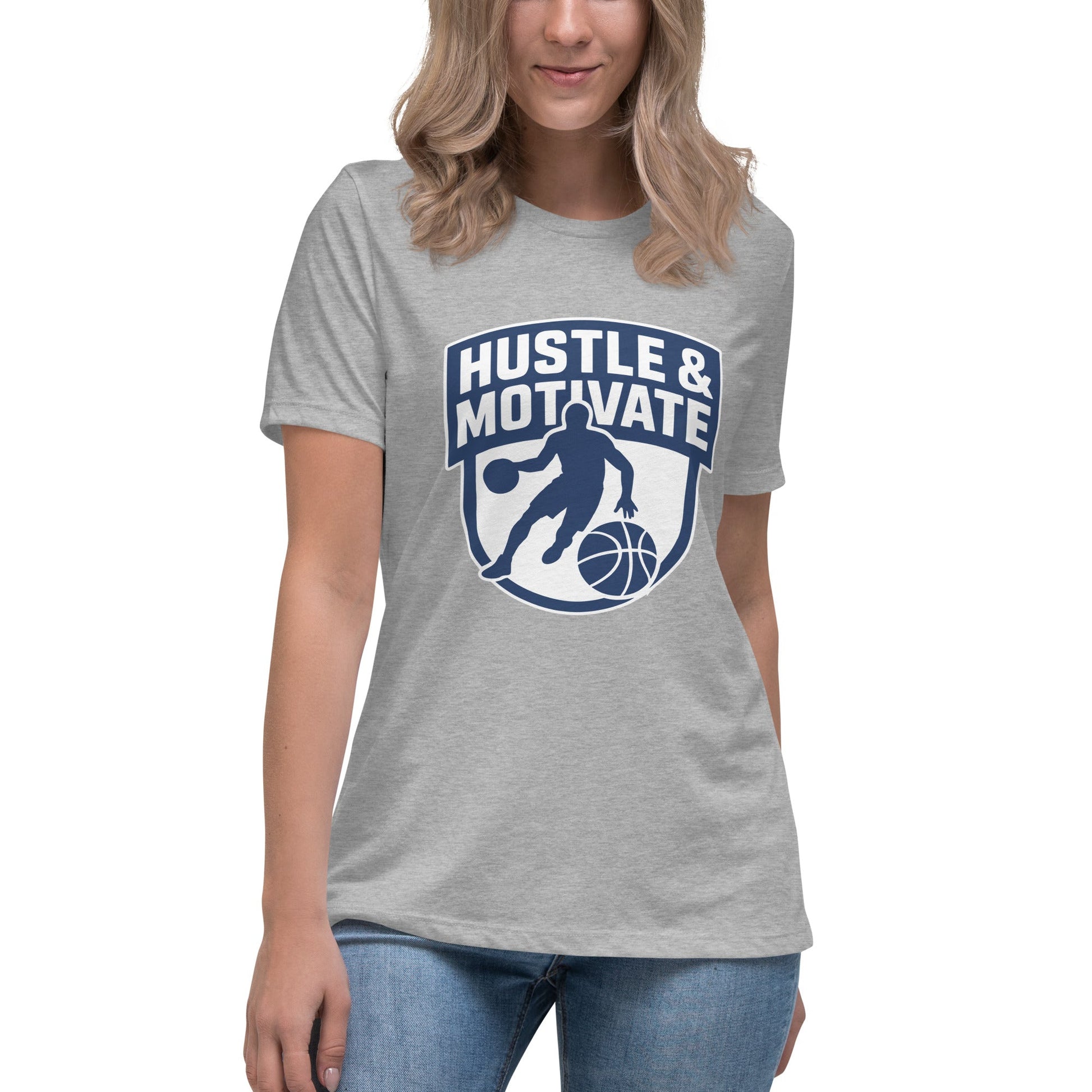 Performance | Women's Relaxed T Shirt | Hustle and Motivate Basketball