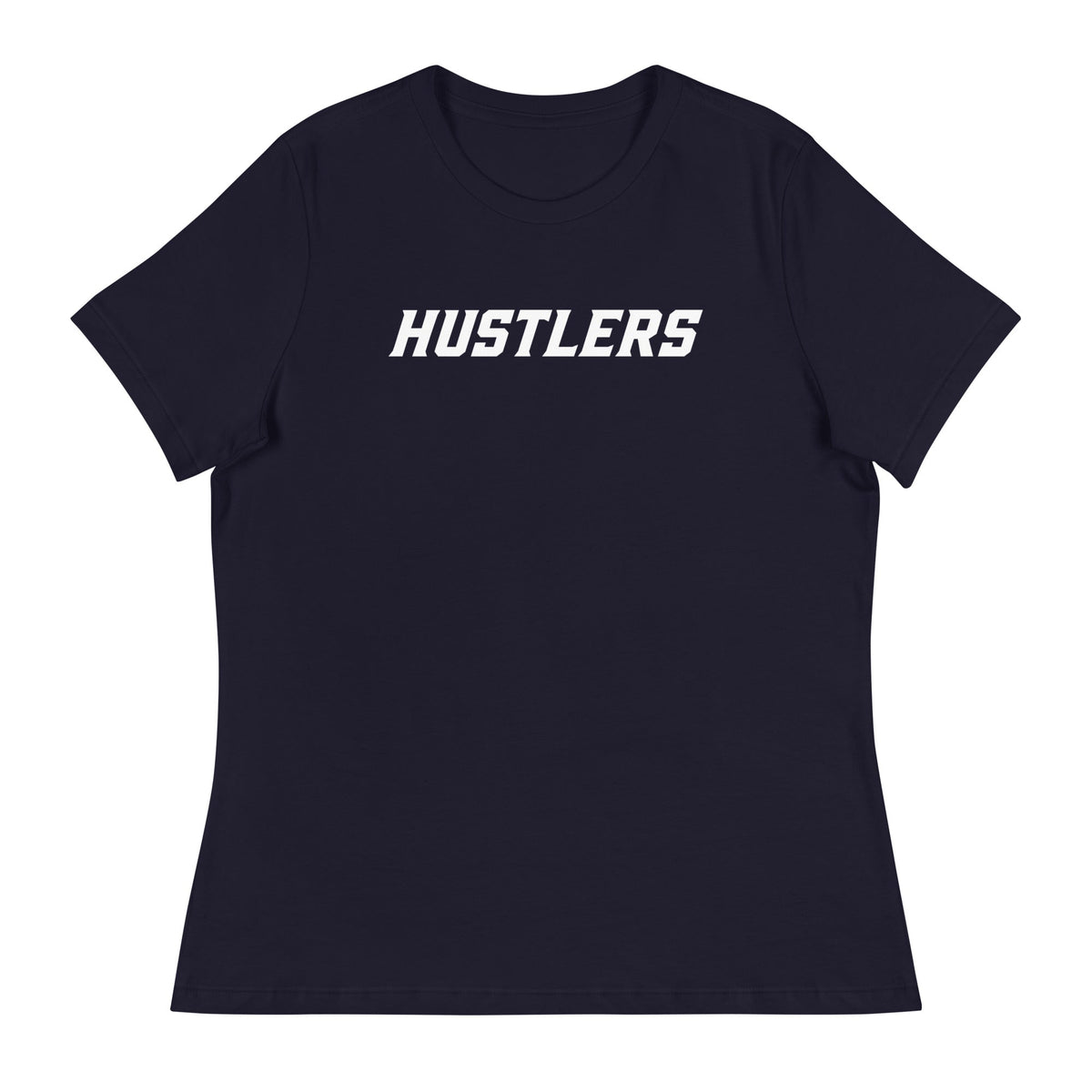 Performance | Women's Relaxed T Shirt | Hustlers Softball | Modern Script Logo