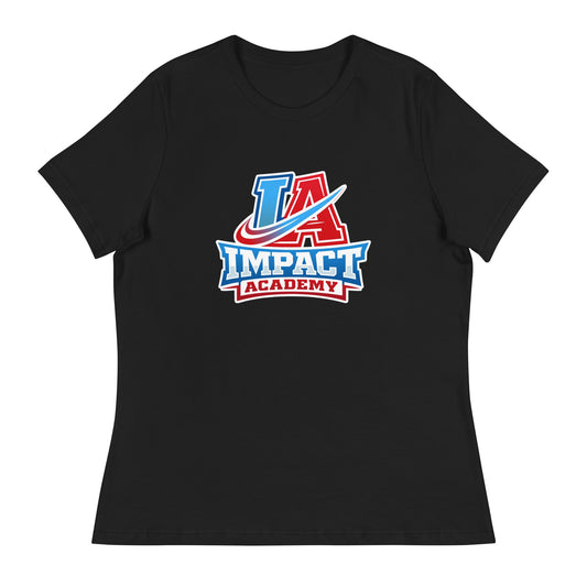 Performance | Women's Relaxed T Shirt | Impact Academy | Icon Logo