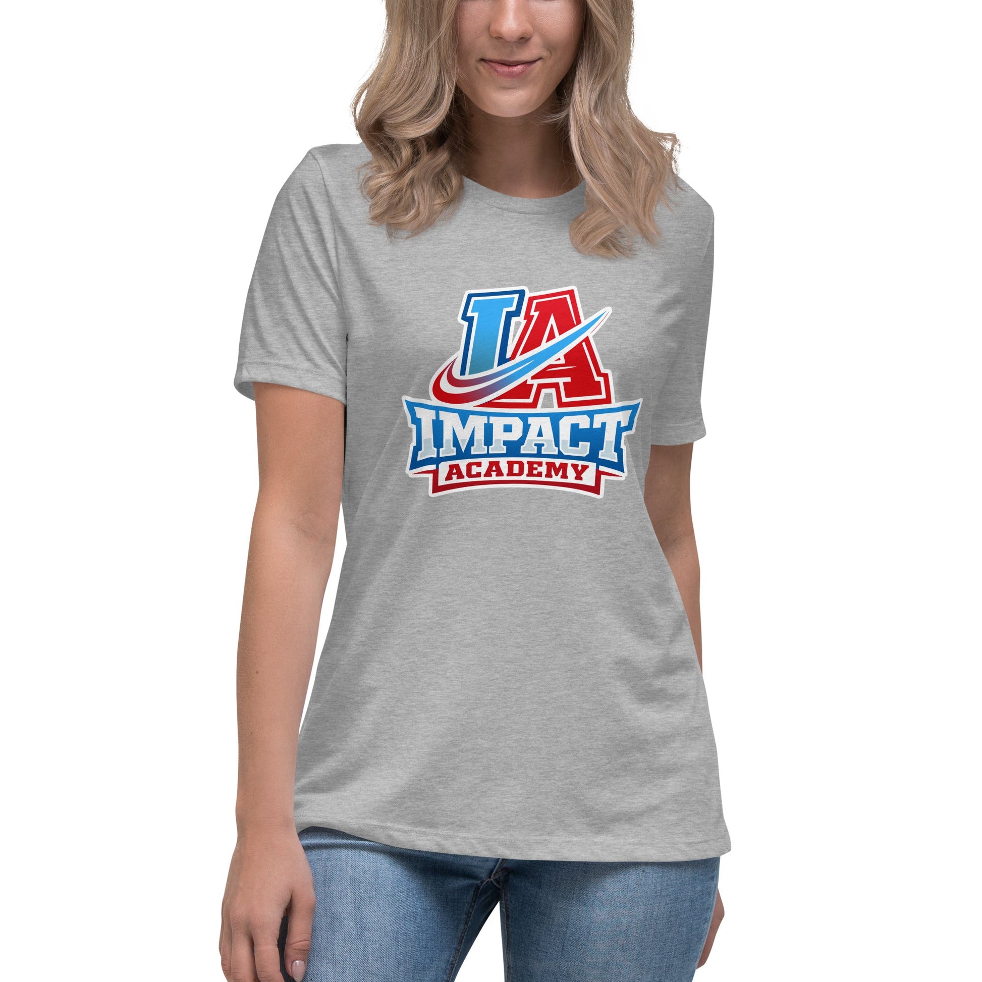 Performance | Women's Relaxed T Shirt | Impact Academy | Icon Logo