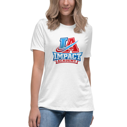 Performance | Women's Relaxed T Shirt | Impact Academy | Icon Logo
