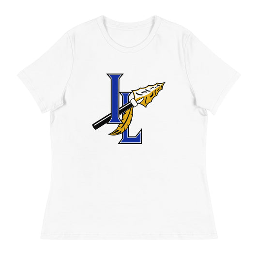 Performance | Women's Relaxed T Shirt | Indian Land Middle School Volleyball | Spear Athletic Logo