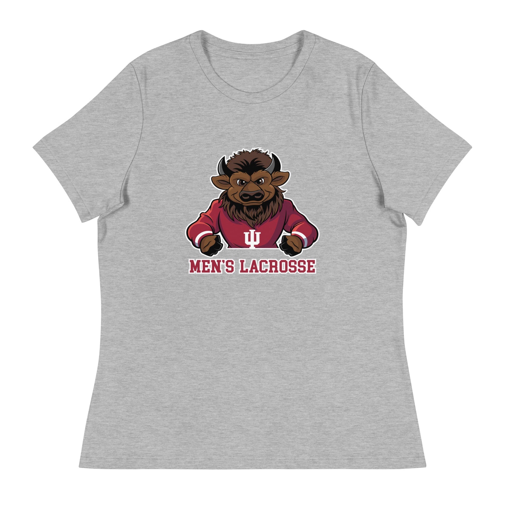 Performance | Women's Relaxed T Shirt | Indiana University Lacrosse | Mascot Logo