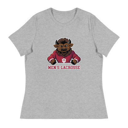 Performance | Women's Relaxed T Shirt | Indiana University Lacrosse | Mascot Logo