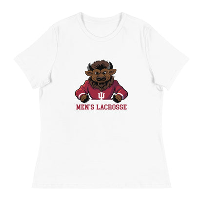 Performance | Women's Relaxed T Shirt | Indiana University Lacrosse | Mascot Logo