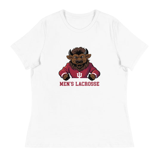 Performance | Women's Relaxed T Shirt | Indiana University Lacrosse | Mascot Logo