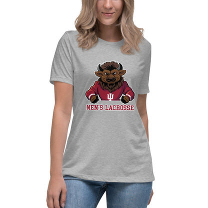 Performance | Women's Relaxed T Shirt | Indiana University Lacrosse | Mascot Logo