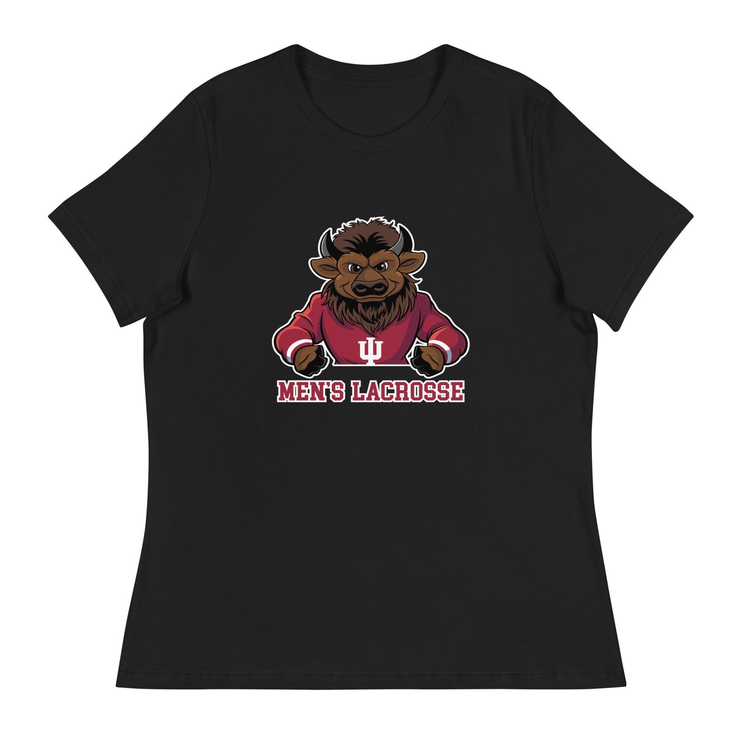 Performance | Women's Relaxed T Shirt | Indiana University Lacrosse | Mascot Logo