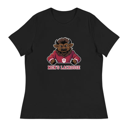 Performance | Women's Relaxed T Shirt | Indiana University Lacrosse | Mascot Logo