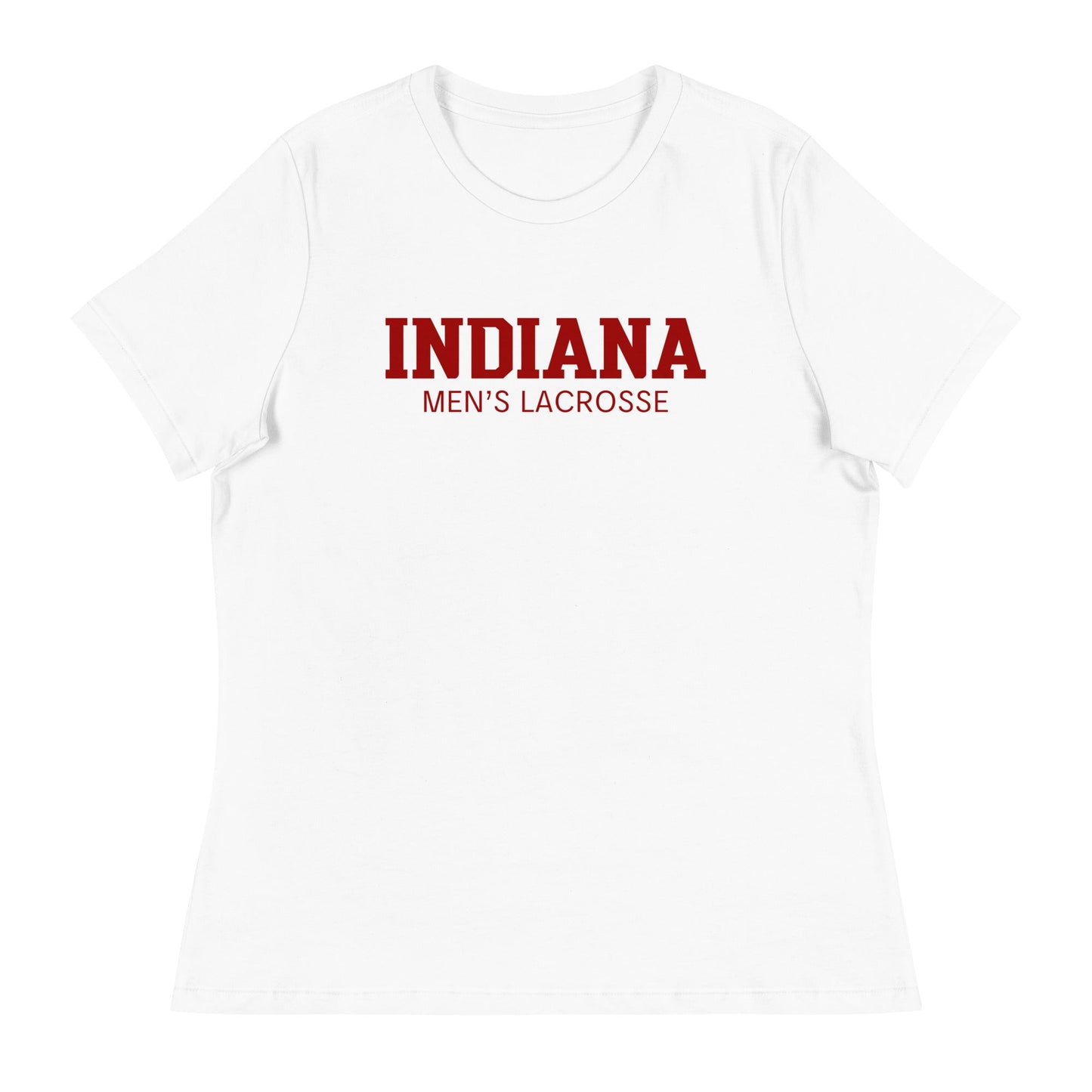 Performance | Women's Relaxed T Shirt | Indiana University Lacrosse | Script Logo