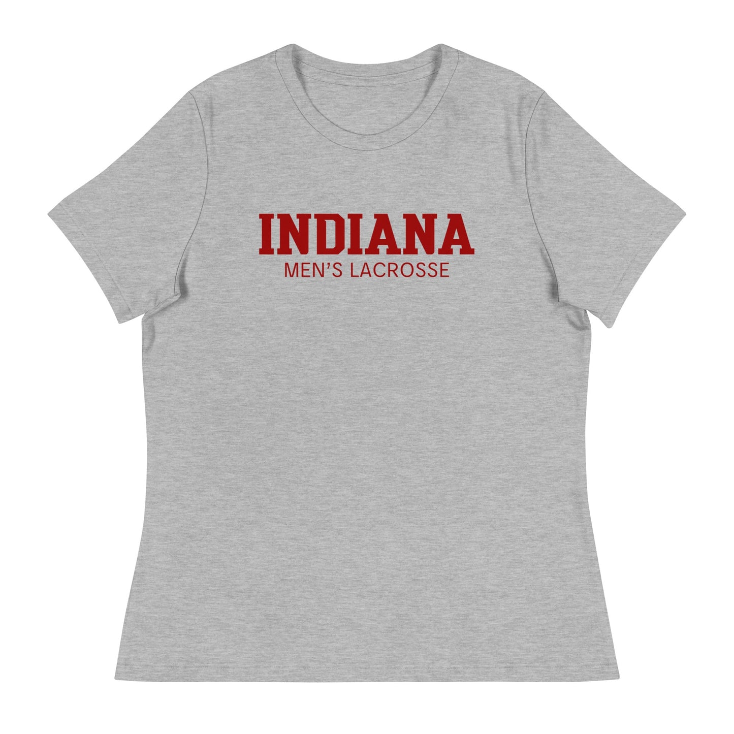 Performance | Women's Relaxed T Shirt | Indiana University Lacrosse | Script Logo