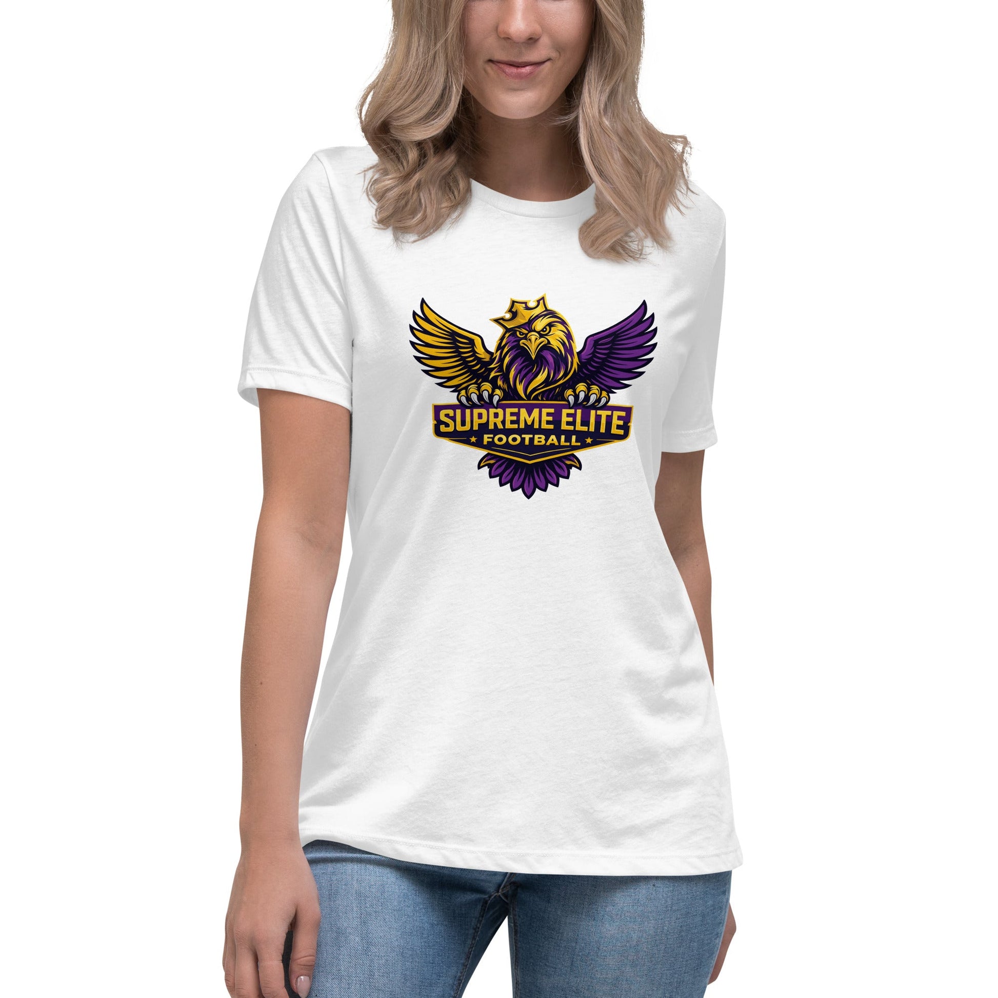 Performance | Women's Relaxed T Shirt | Iron eagle | SEF Logo