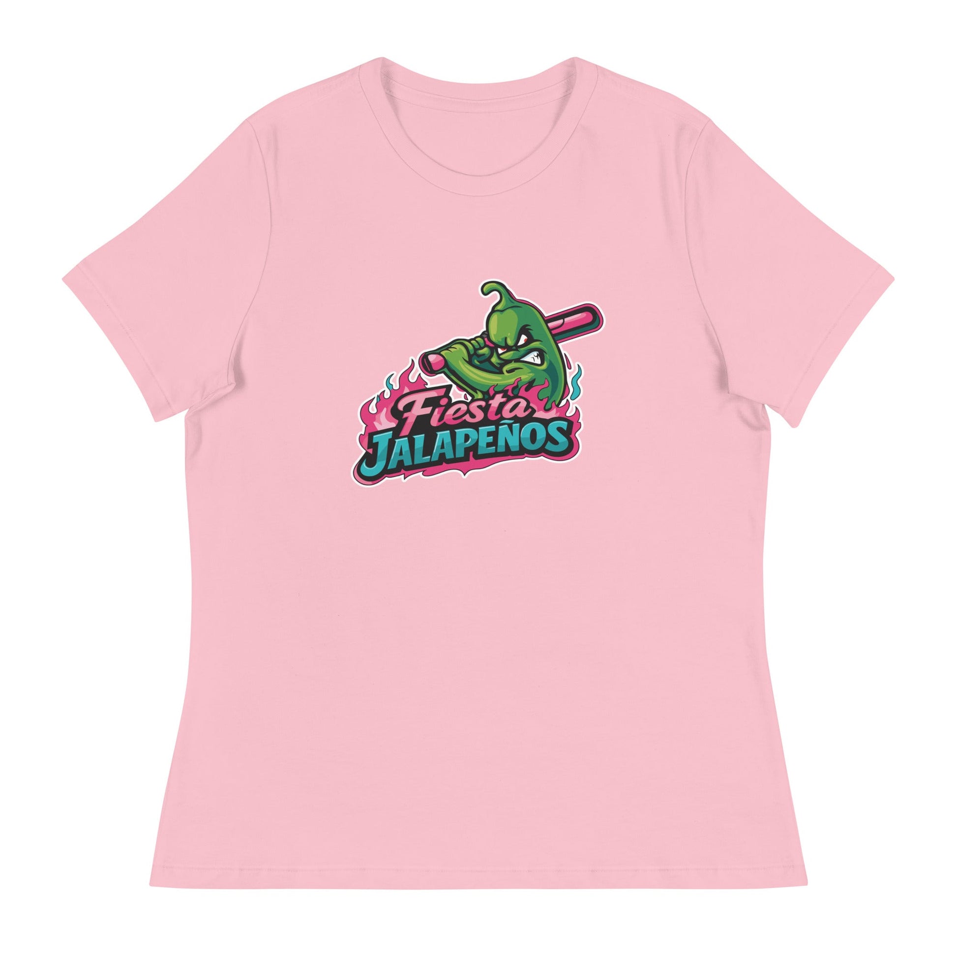 Performance | Women's Relaxed T Shirt | Jalapenos Baseball | Fiesta Logo