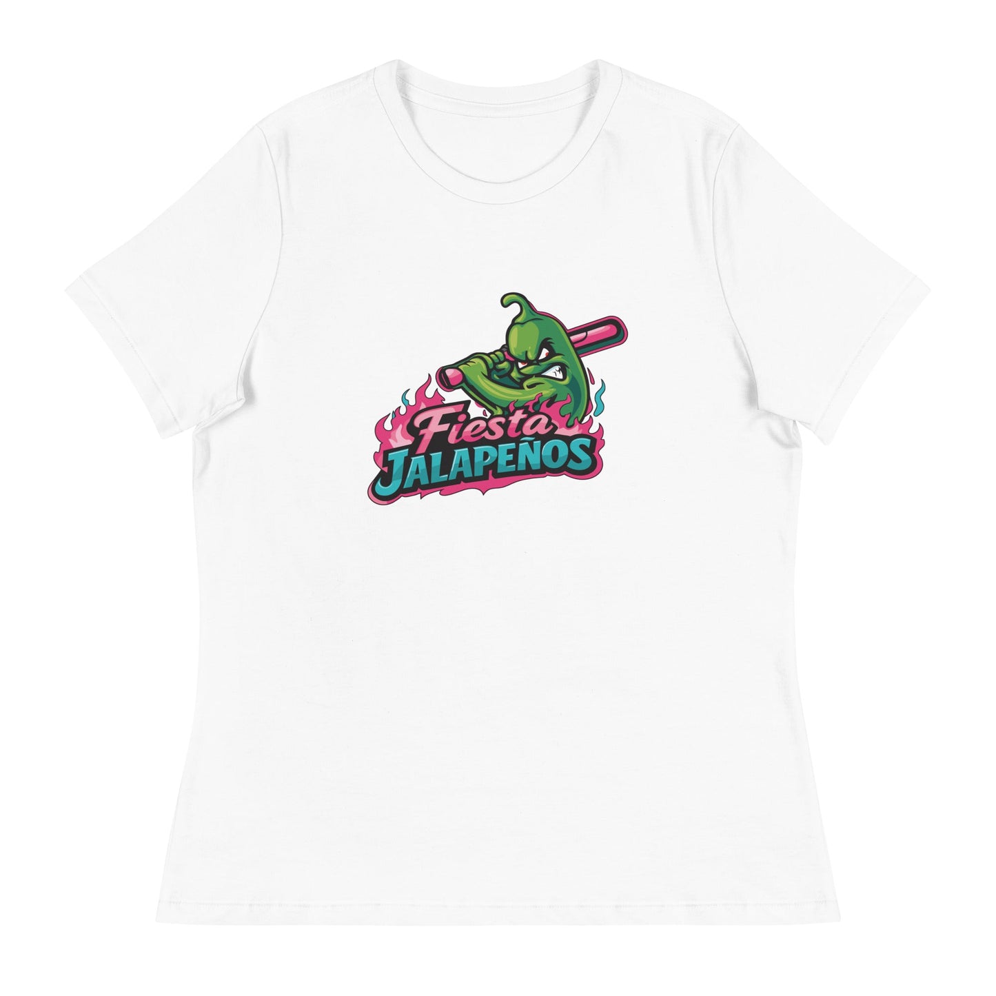 Performance | Women's Relaxed T Shirt | Jalapenos Baseball | Fiesta Logo