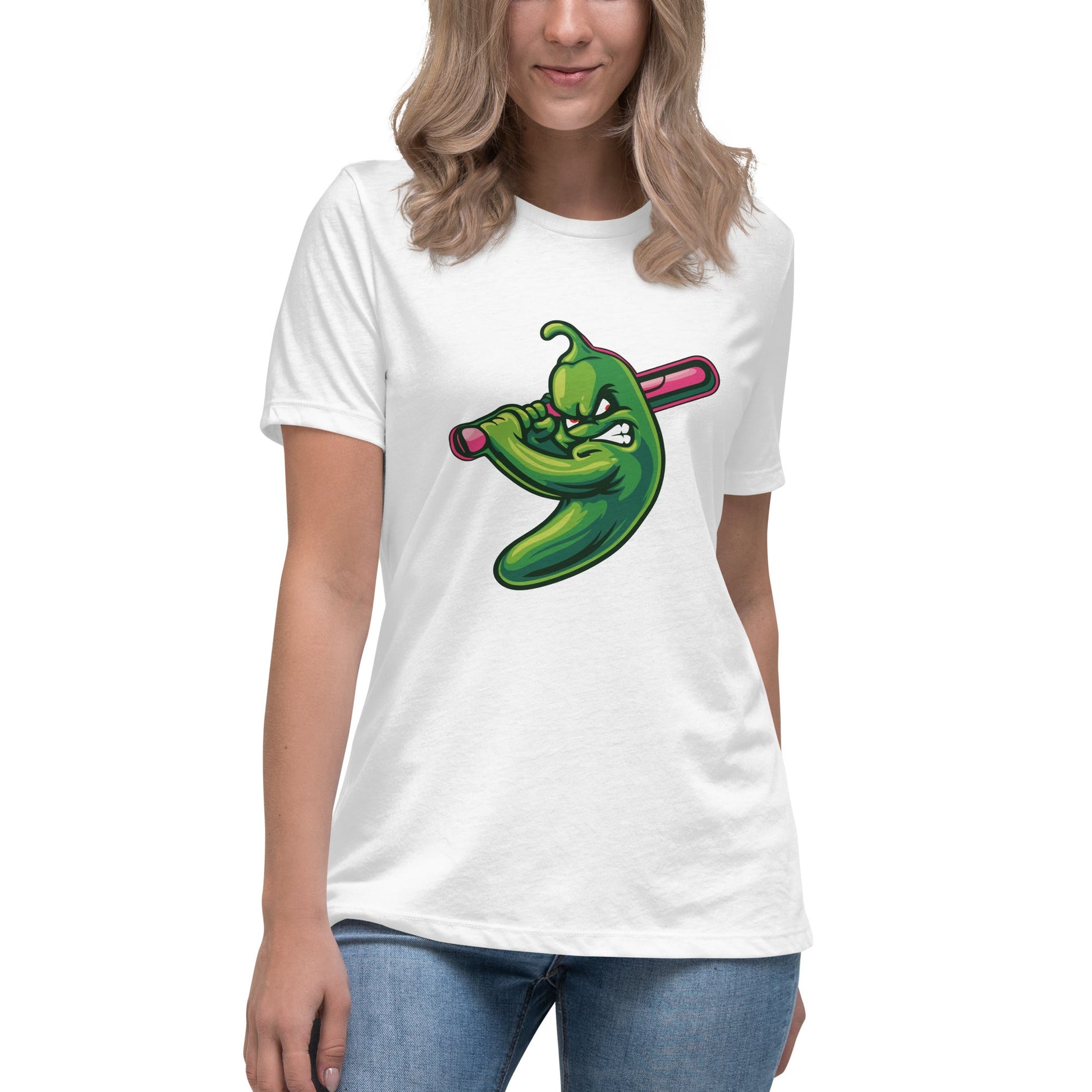 Performance | Women's Relaxed T Shirt | Jalapenos Baseball