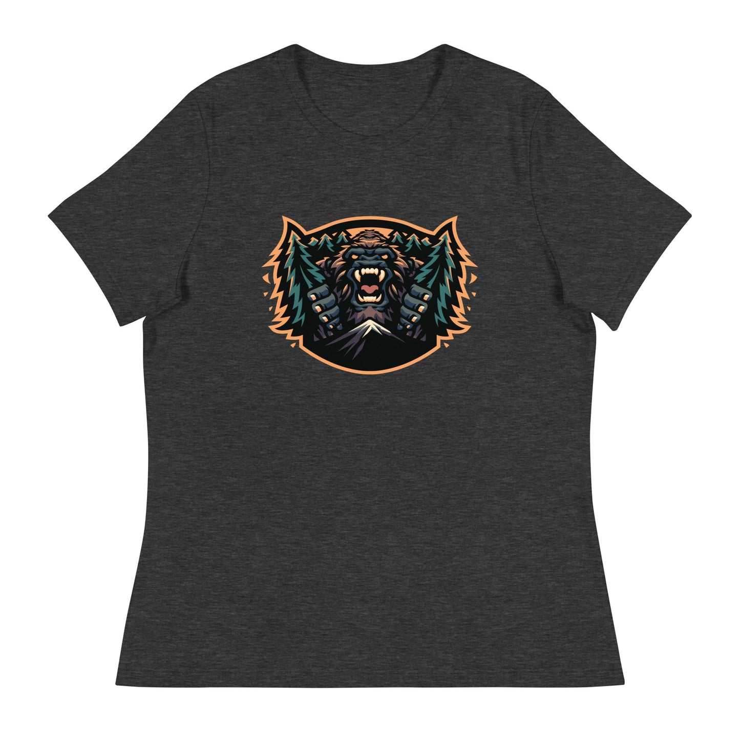 Performance | Women's Relaxed T Shirt | JBLM Bigfoot Hockey Team | Mascot Logo