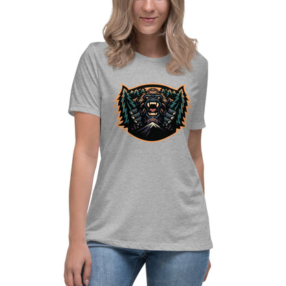 Performance | Women's Relaxed T Shirt | JBLM Bigfoot Hockey Team | Mascot Logo
