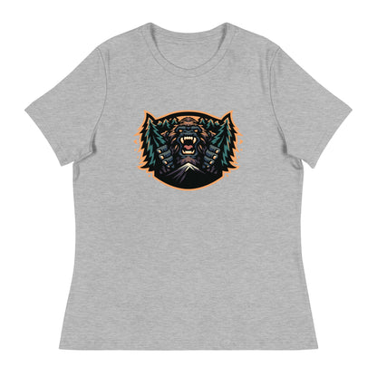Performance | Women's Relaxed T Shirt | JBLM Bigfoot Hockey Team | Mascot Logo