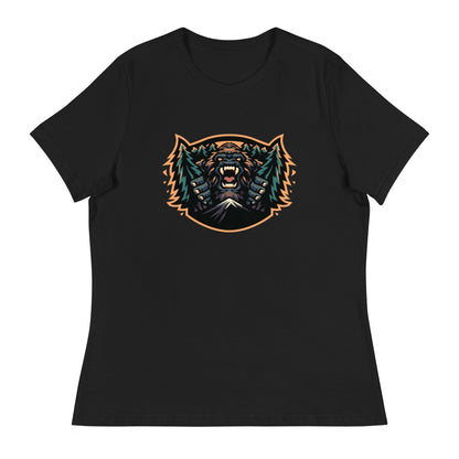 Performance | Women's Relaxed T Shirt | JBLM Bigfoot Hockey Team | Mascot Logo