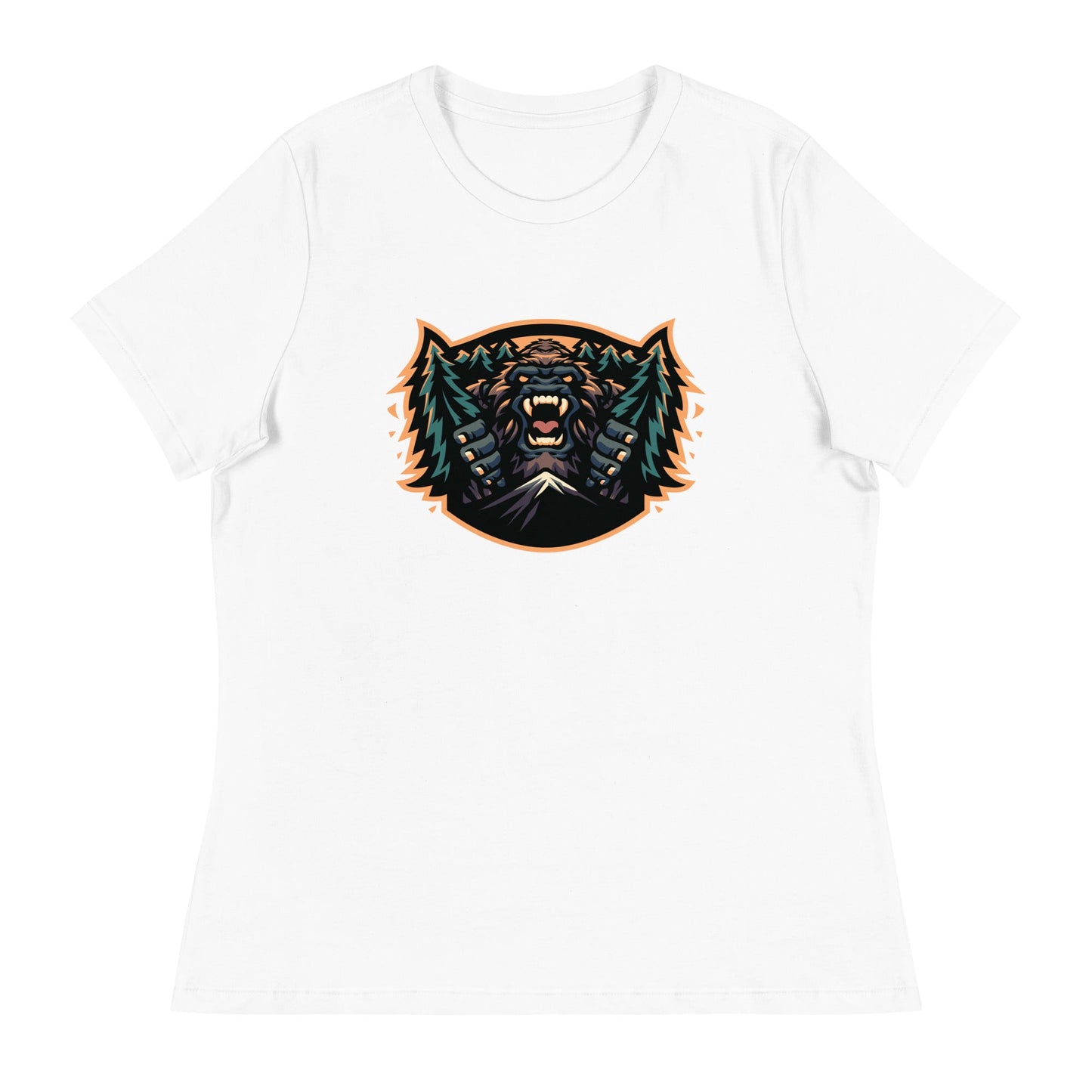 Performance | Women's Relaxed T Shirt | JBLM Bigfoot Hockey Team | Mascot Logo
