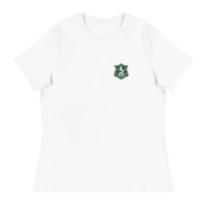 Performance | Women's Relaxed T Shirt | JFK Memorial Lady Mustang Soccer | Pocket Logo
