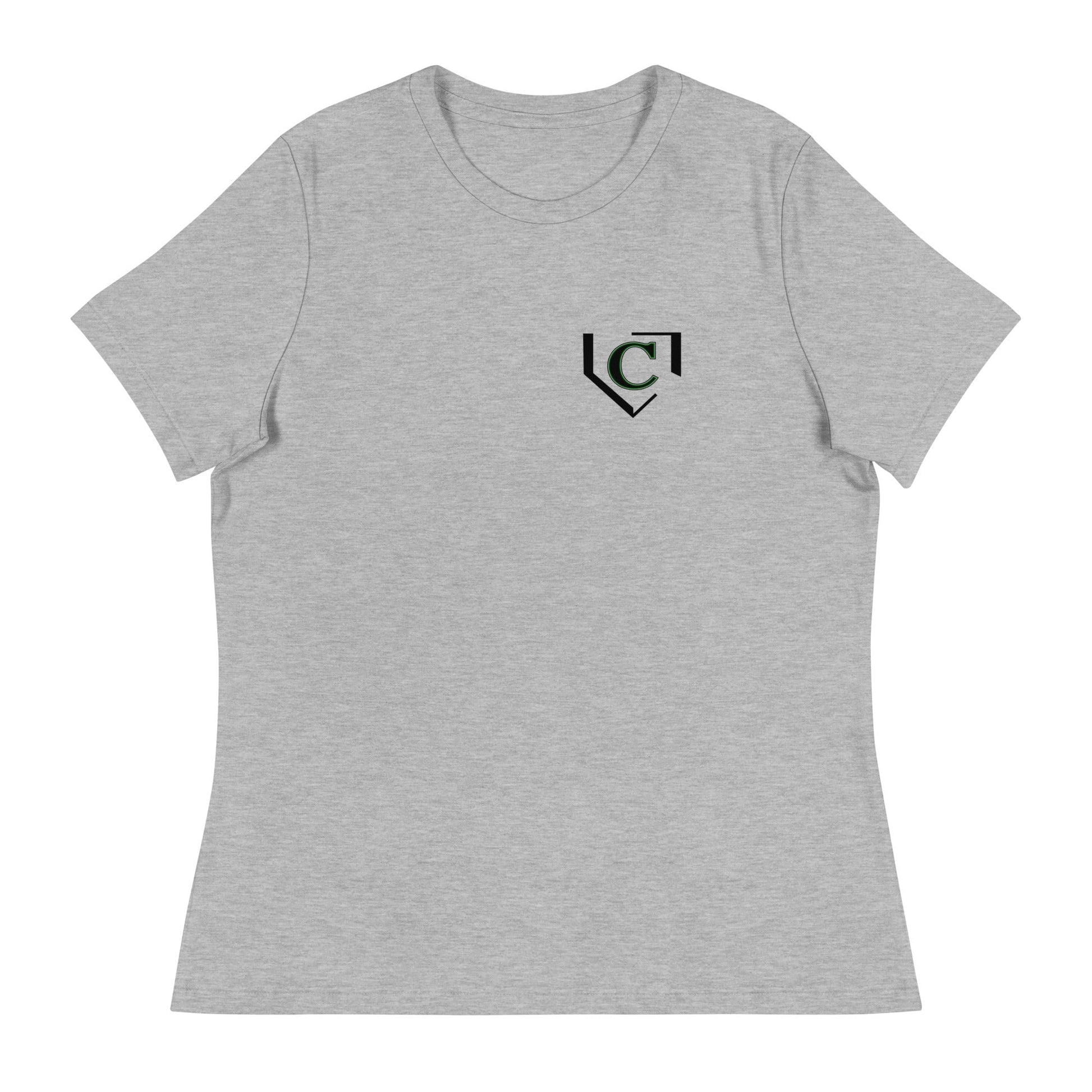 Performance | Women's Relaxed T Shirt | John Cooper Baseball | Home C Logo