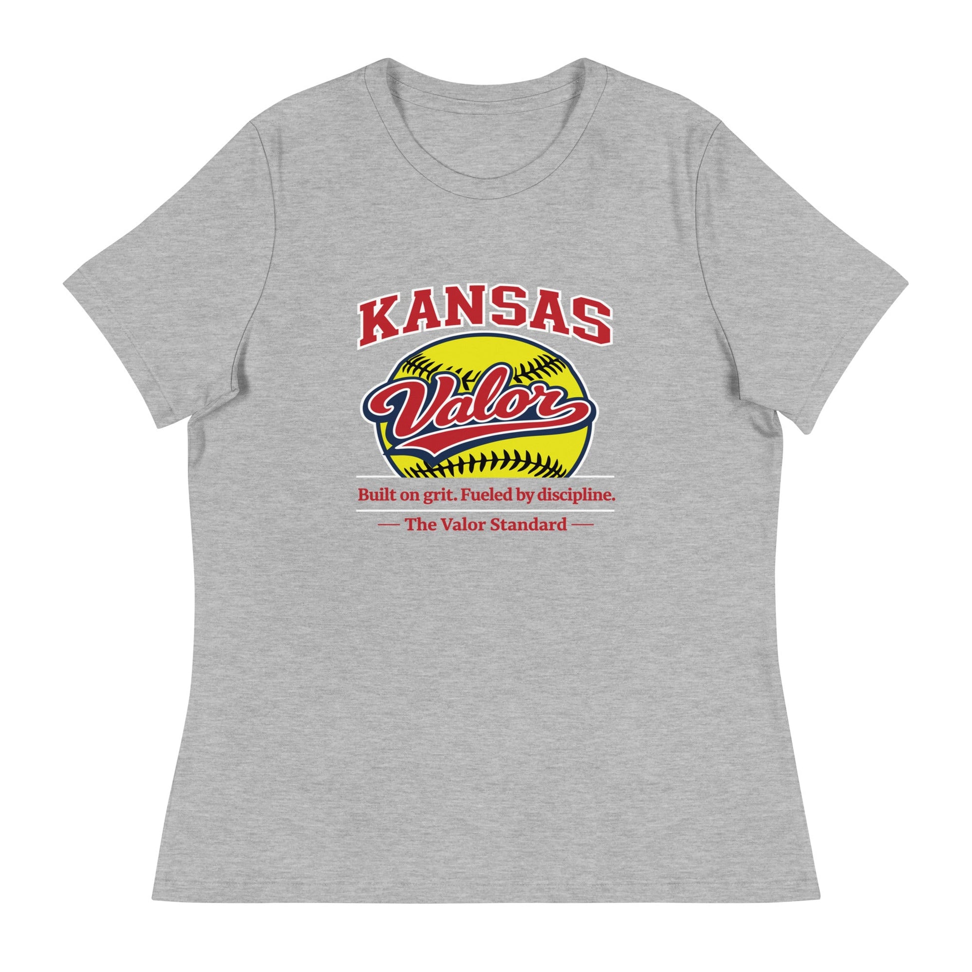 Performance | Women's Relaxed T Shirt | Kansas Valor Fan Gear | The Standard Logo