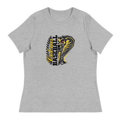 Performance | Women's Relaxed T Shirt | Keystone Cobras | Fang Crest Logo