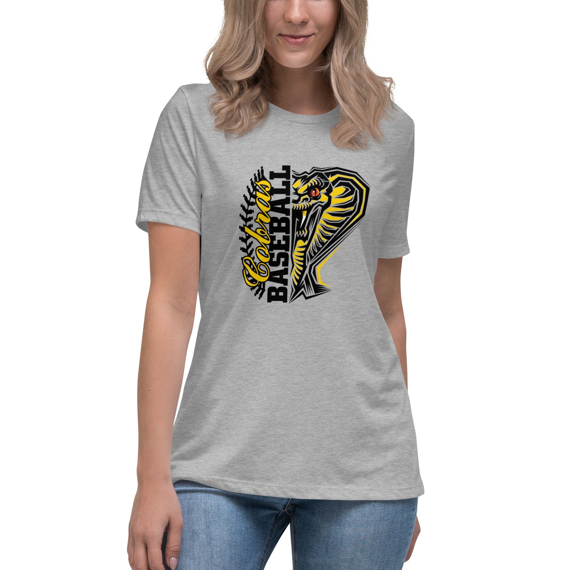 Performance | Women's Relaxed T Shirt | Keystone Cobras | Fang Crest Logo